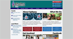 Desktop Screenshot of epilepsymichigan.org