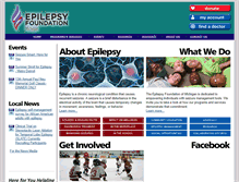 Tablet Screenshot of epilepsymichigan.org